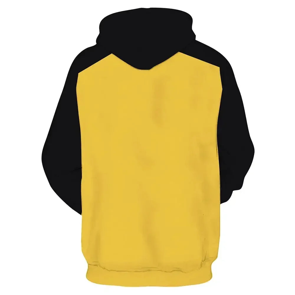 Anime Trafalgar Law Cosplay Hoodie – 3D Print Pullover Sweatshirt 2