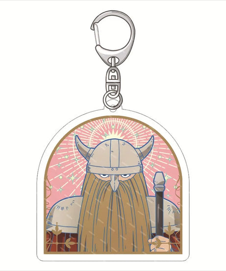 Frieren: Beyond Journey'S End Acrylic Anime Cute Keychain Jewelry Bag Pendant Gift Figure Key Ring Girl Badge Charms Wholesale