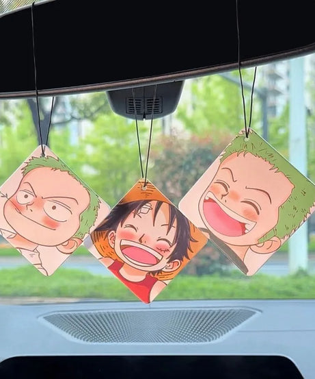 One Piece Car Mounted Fragrance Patch Decoration Car Accessories Anime Luff Tony Tony Chopper Roronoa Zoro Car Interior