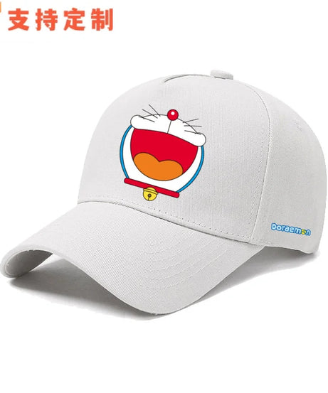 Doraemon machine cat little ding-dong anime outdoor leisure baseball cap sports sunshade sunscreen duckbill hat for men
