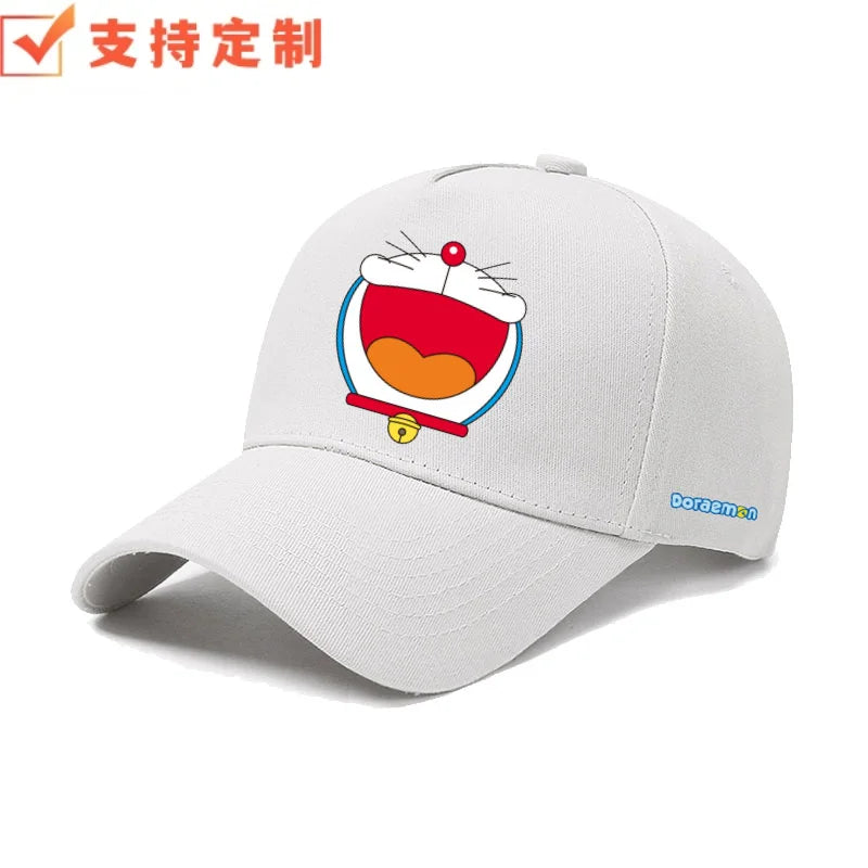 Doraemon machine cat little ding-dong anime outdoor leisure baseball cap sports sunshade sunscreen duckbill hat for men
