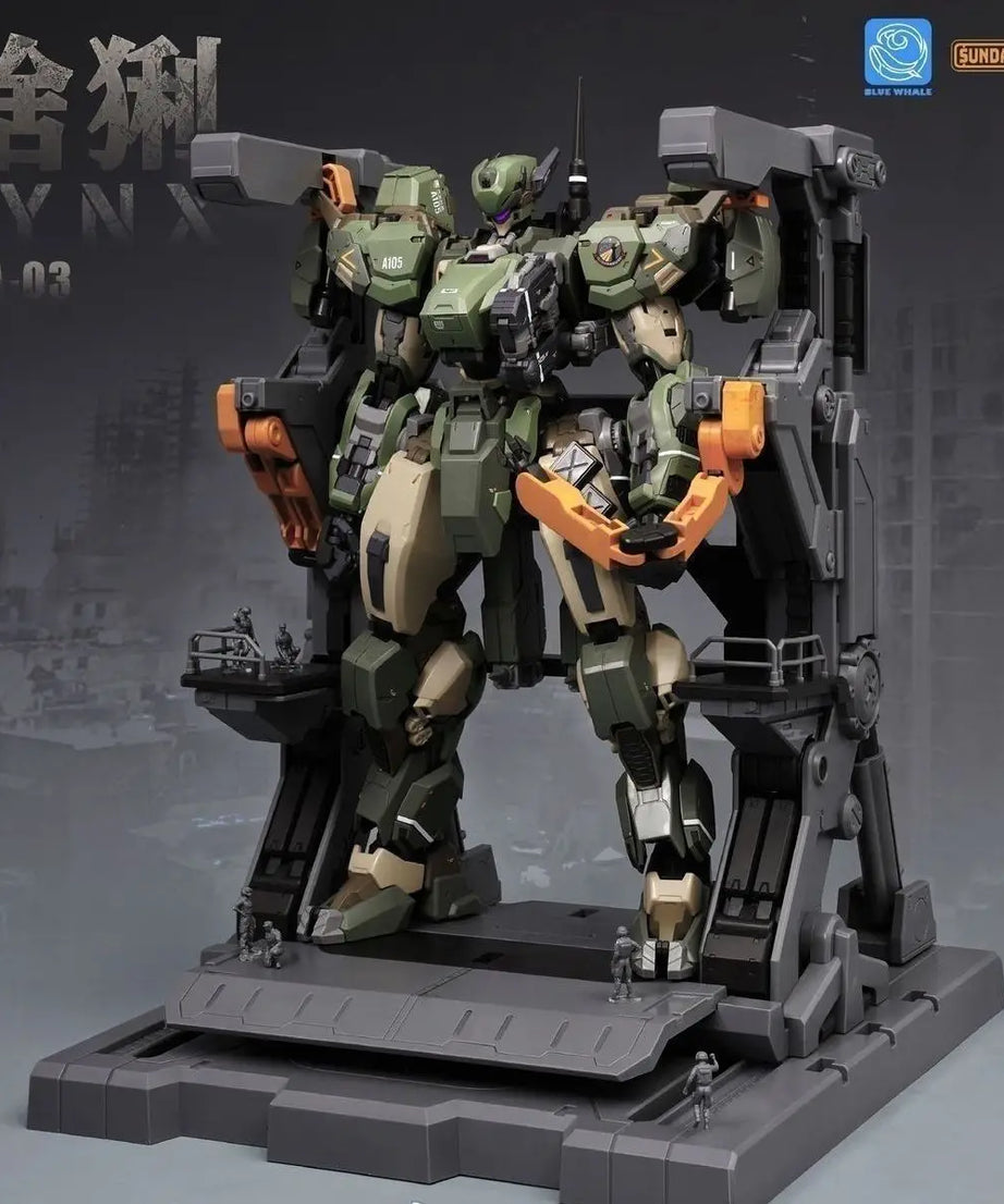 NEW MingjiangZhuan BLUE WHALE REA-03 L.Y.N.X Eurasian Lynx Assembly Model Kit SUNDAY HOBBY Blue Whale Series Toy Gift