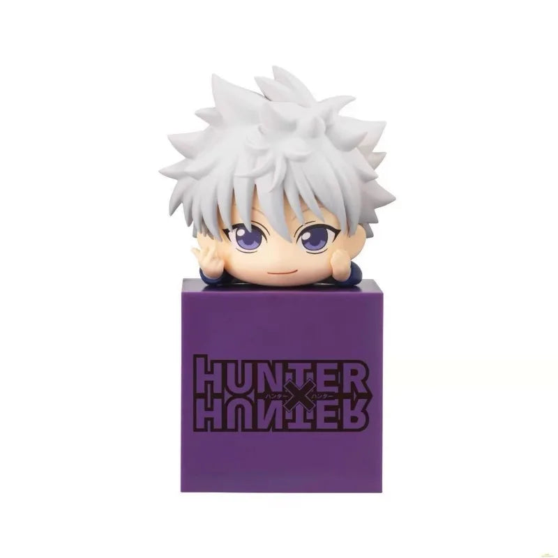 HUNTER Personality Creative Q Edition Xiaojie Killua Kurapika Cute Party Figure Chassis Desktop Ornaments holiday gift