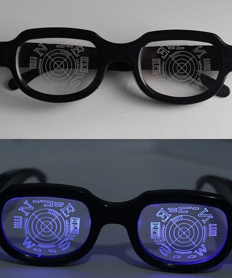 Conan Cosplay Glasses Anime LED Glasses Glowing Glasses Bowtie Men Women Halloween Carnival Party Role Play Props Accessories