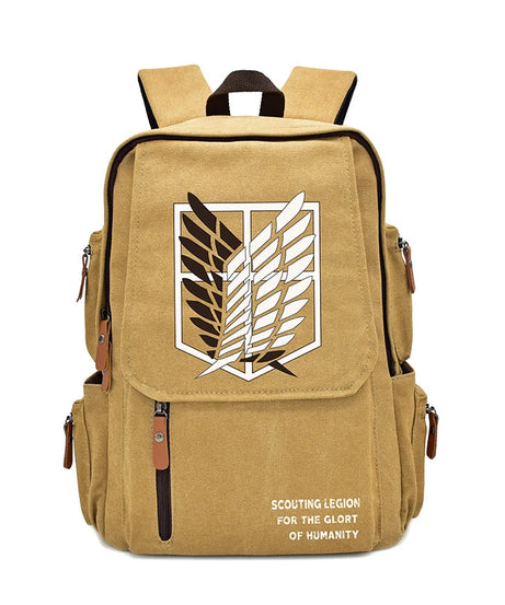 New Attack On Titan Anime  Peripheral Rucksack Primary and Secondary School School Bag Men's and Women's Backpack Birthday Gift