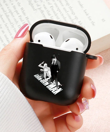 Anime Chainsaw Man Airpods Case for Apple Airpods Pro 2 1 2 3 Protective Denji Makima Aki Pochita Airpods Pro Case