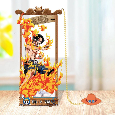 One Piece Metal Bookmarks with  Characters, Anime Accessories for True Fans