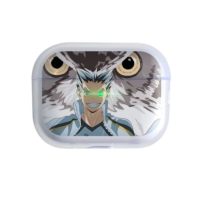Haikyuu Volleyball Anime Transparent TPU Case for Airpods  Pro 2 1 3 Soft Silicone Cover Air Pods4 1/2/3Earphone Cover