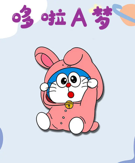 New Doraemon Anime Cartoon Kawaii Jingle Cat Cute Clothes School Bag Pins Ornaments Creative Personalized Badge Gift Wholesale