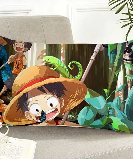 New One Piece Luffy Nami Zoro Chopper anime cushion pillow set pillow student nap pillow creative bedding holiday gift