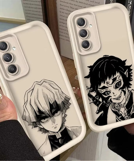 Anime A-Agatsuma Z-Zenitsu Phone Case For Samsung Galaxy A14 A15 5G S21 S22 S23 S24 S25 5G FE Plus Ultra A25 A35 A52 A53 A54 A55