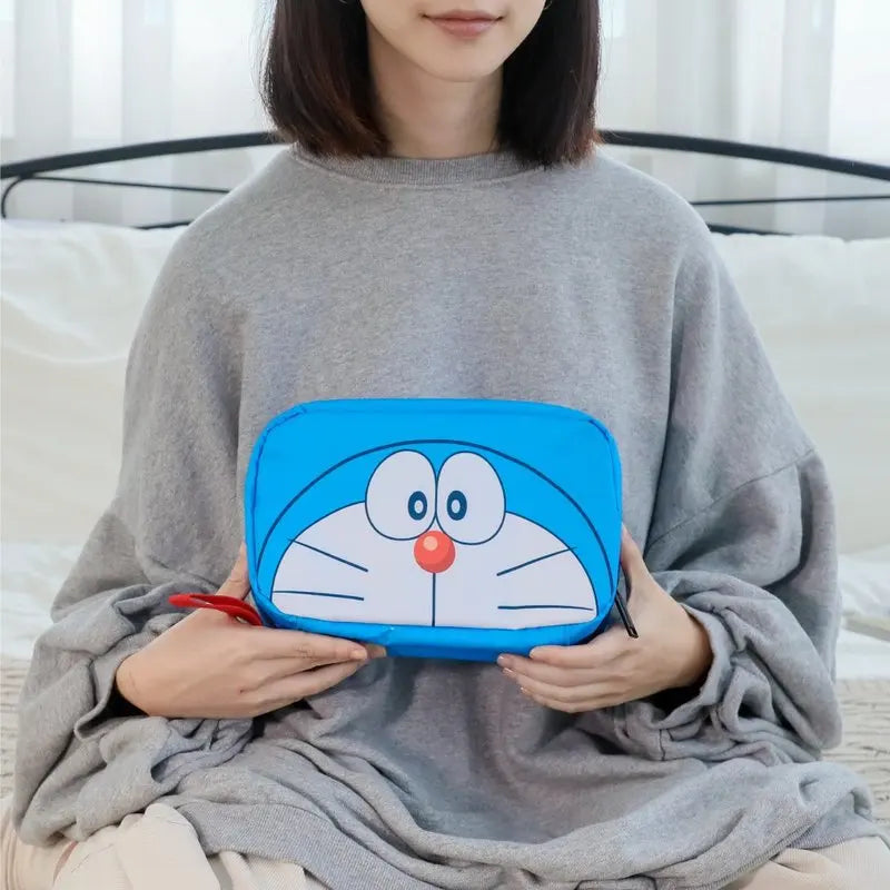 Doraemon Portable Travel Wash Bag – Cute Hanging Makeup & Toiletry Organizer
