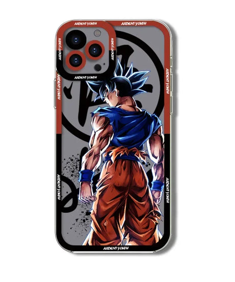 Dragon Ball Goku Phone Case for IPhone 14 13 12 11 15 Pro Max X XR XS Soft Shell Transparent Back Cover Saiyan Birthday Gift New