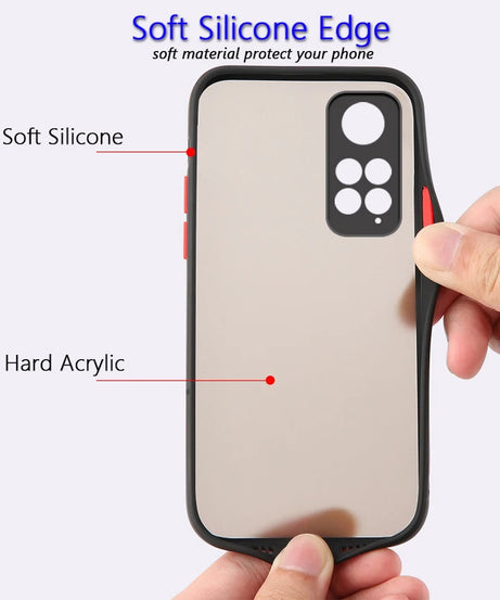 Blue Lock Frosted Anime Case – Cool Translucent Back Cover for Xiaomi Mi Series