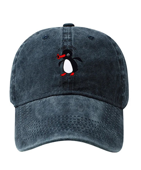 Noot Baseball Cap Men High Quality Washed Cotton Women  Sun Protection Visor Snapback Penguin TV Spring Summer Sun Hat Wholesale