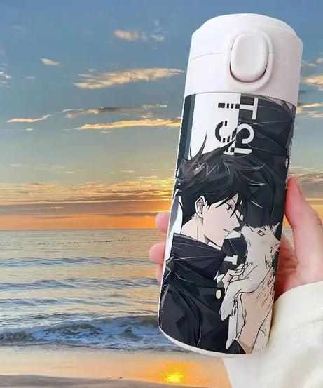 Gojo Satoru Jujutsu Kaisen Thermos Bottle – Anime Stainless Steel Water Cup