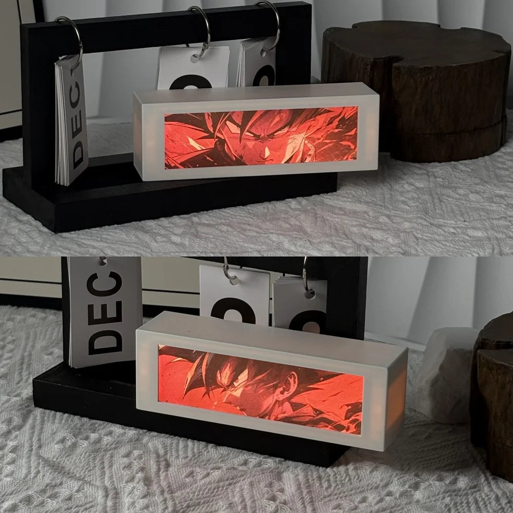 Anime 3D Motion Light Box – Manga Night Lamp for Bedroom & Gifts