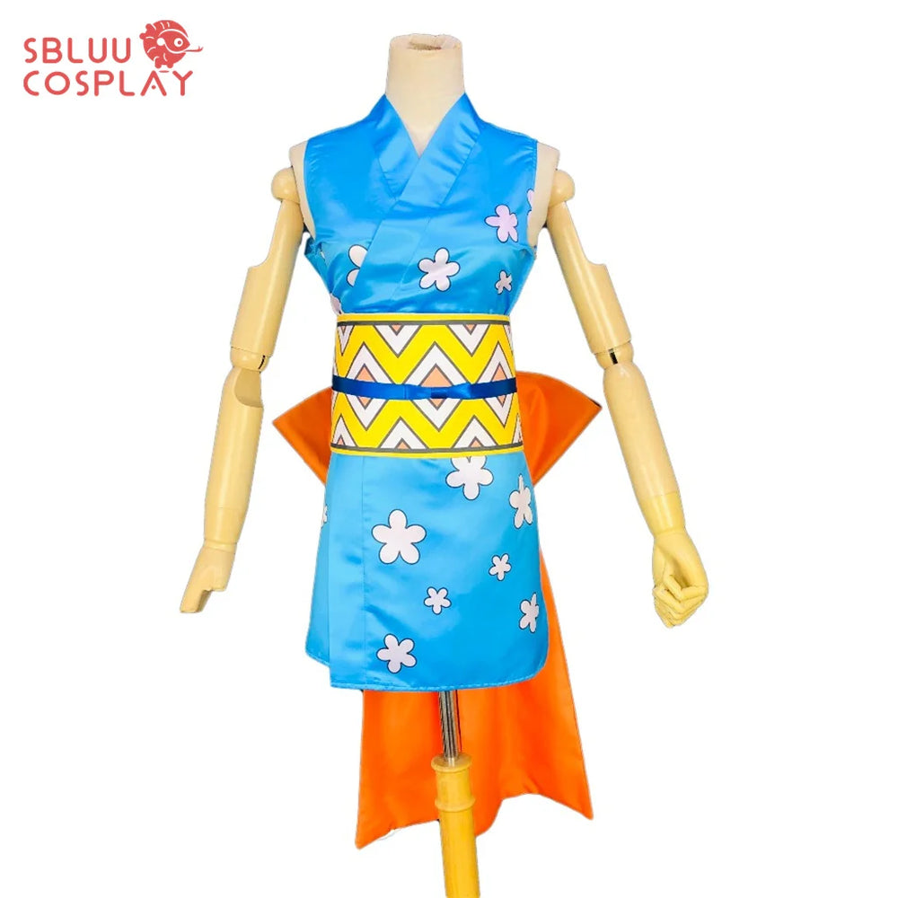One Piece Wano Country Nami Cosplay Costume – Anime Kimono Outfit