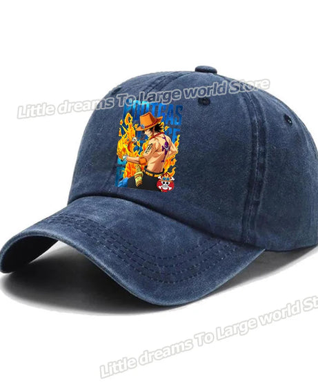 One Piece Baseball Cap Men Anime Printed Snapback Hat Adult Women Summer Sunshade Caps Unisex Hip Hop Casual Adjustable Hat Gift