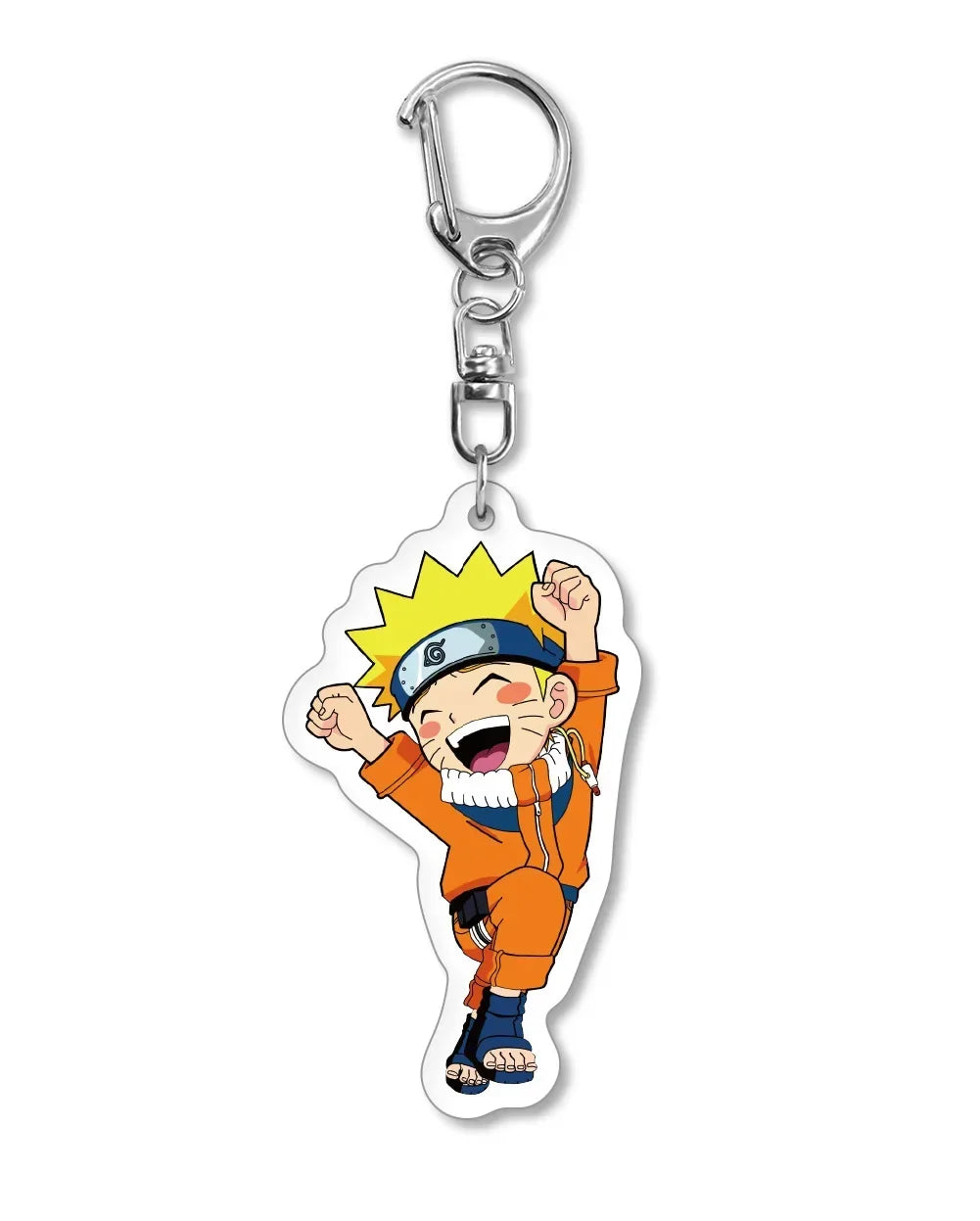Naruto Keychain Key Accessories Acrylic Key Holder Kakashi Key Chain Ring Jewelry Bag Pendant for Girl Trinket Gift New
