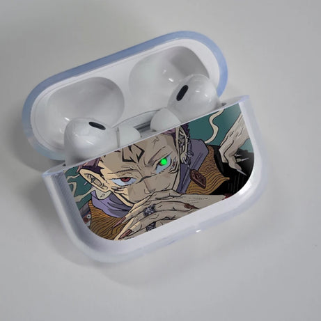 Jujutsu Kaisen Gojo Satoru Earphone Case for Apple Airpods 1 2 3 Pro Transparent Anime AirPods Case