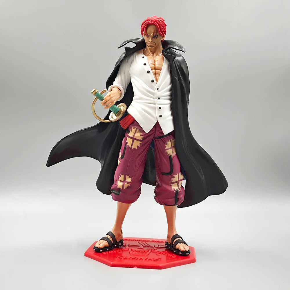 24.5cm/9.65in Anime ONE PIECE Figure Shanks Action Figures Pvc Statue Collection Model Toys Gifts