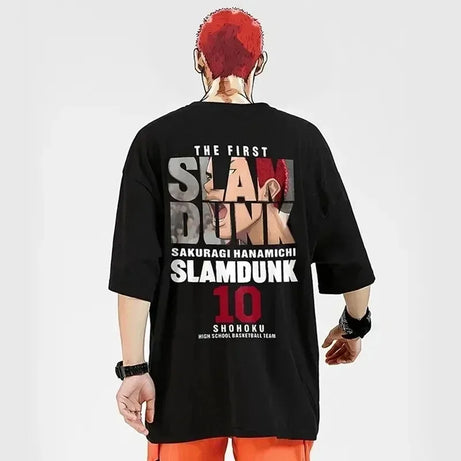 Hot Sale Anime Slam Dunk Men Women T-shirt Short Sleeve Tshirt Clothing Cotton Tee High Quality T Shirt Summer Tops Fashion