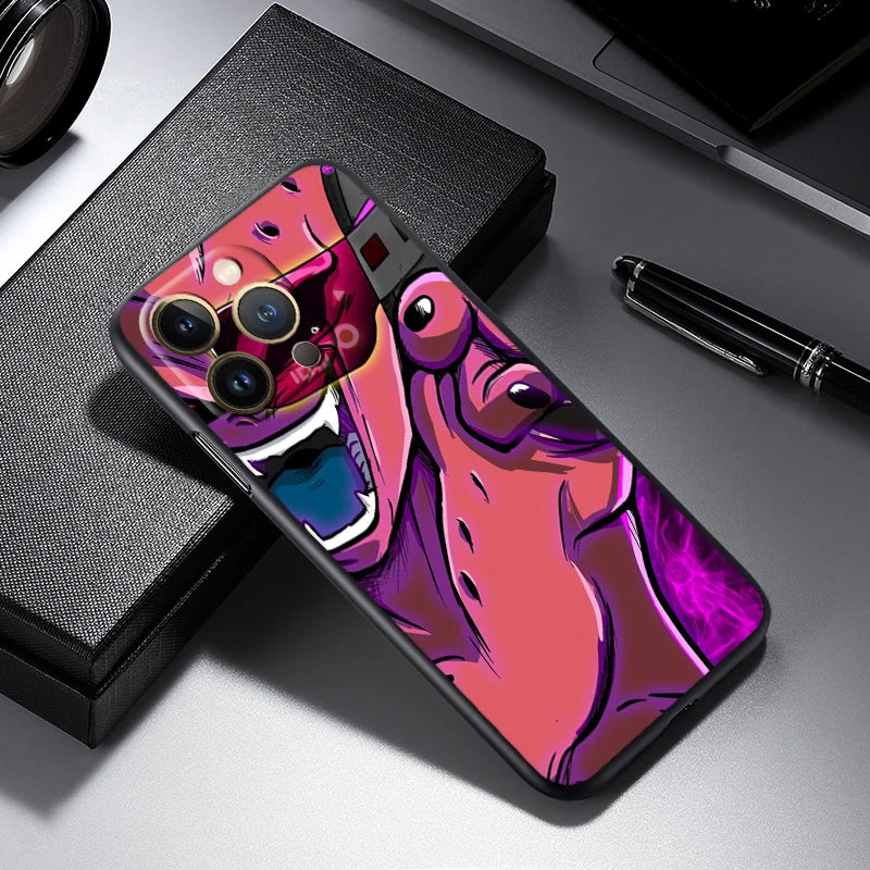 Dragon Ball Z Logo Black TPU Case – iPhone 7 to 15 Pro Max