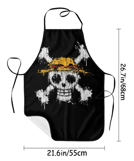 One piece anime apron