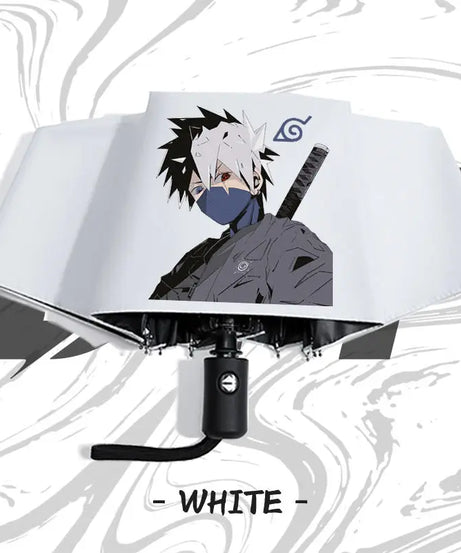 Naruto anime peripheral automatic umbrella Naruto Namikaze Minato Uchiha Itachi Kakashi Haruno Sakura sunshade umbrella gift