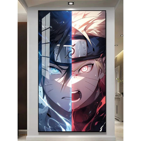 Naruto & Sasuke Canvas Painting - Bedroom & Living Room Decor