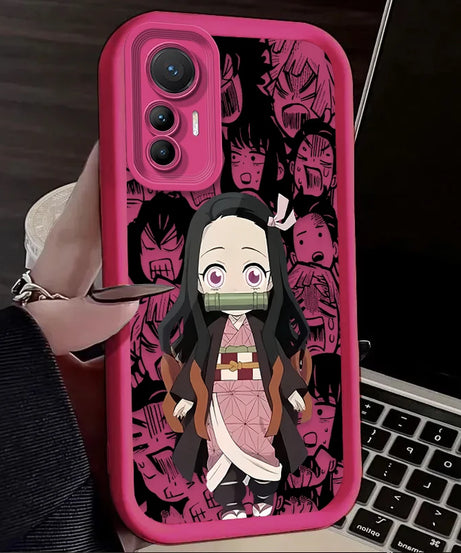 Cute Anime Demon Slayer Case For Xiaomi Poco C65 X7 X6 F6 F5 X5 X3 NFC F3 M6 Pro 4G Mi 13 12 11 Lite 5G 14 13T 12T 11T 14T Pro