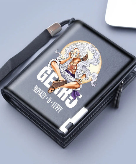 One Piece Luffy Wallet – Anime Coin Purse & Keychain Gift