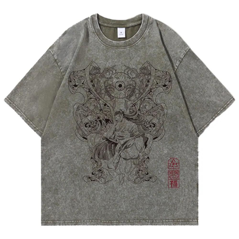 Jujutsu Kaisen Geto Suguru Vintage T-Shirt – Unisex Anime Cotton Tee