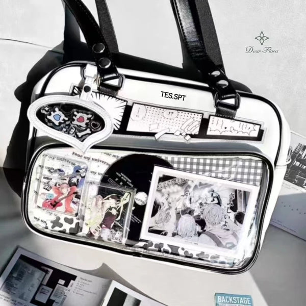 Clear Ita Bag — Kawaii Crossbody Display Tote
