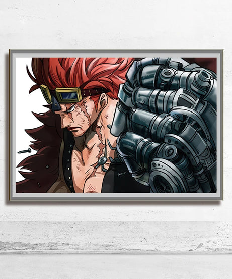 One Piece Wall Art – Trafalgar Law & Eustass Kid Anime Poster Decor