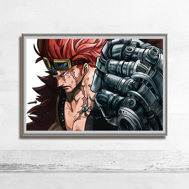 One Piece Wall Art – Trafalgar Law & Eustass Kid Anime Poster Decor