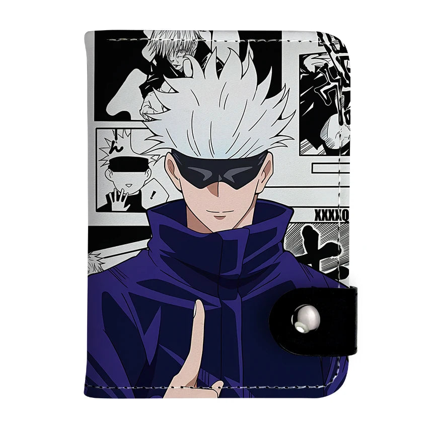 Cool Anime Jujutsu Kaisen  Wallet Comics HASP Short Purse for Boys