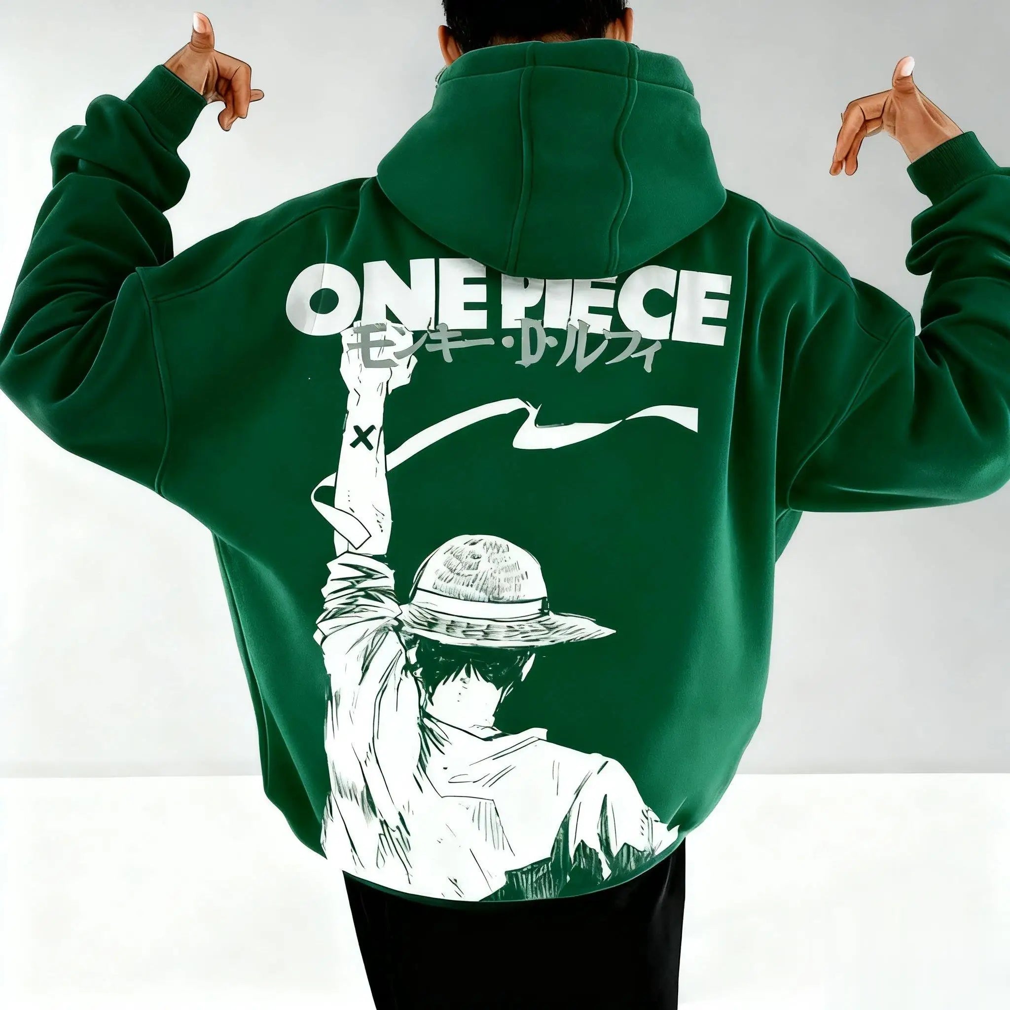One Piece Anime Hoodie Men Women Pullover Sweatshirt Luffy Graphic Print Oversized Casual Streetwear Y2k Autumn Fashion Unisex