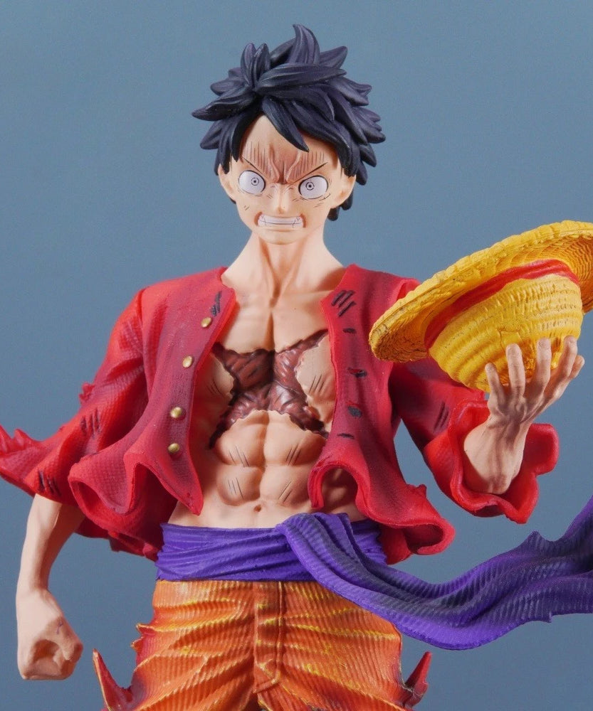 24cm/9.45in Anime ONE PIECE Figure Monkey D Luffy Action Figures Pvc Statue Desktop Ornamen Collection Model Toys Gifts