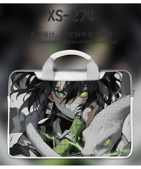 Demon Slayer Nezuko Tanjiro Notebook Laptop Bag Can Be Worn on One Shoulder As A Suitcase 12-16 Inches Anime Universal