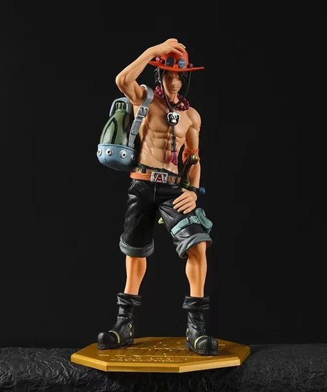 Figure One Piece DX10th Anniversary Fire Fist Escal D Ace Luffy Brother Toys Japan Anime Collectible Figurines PVC Model Toy