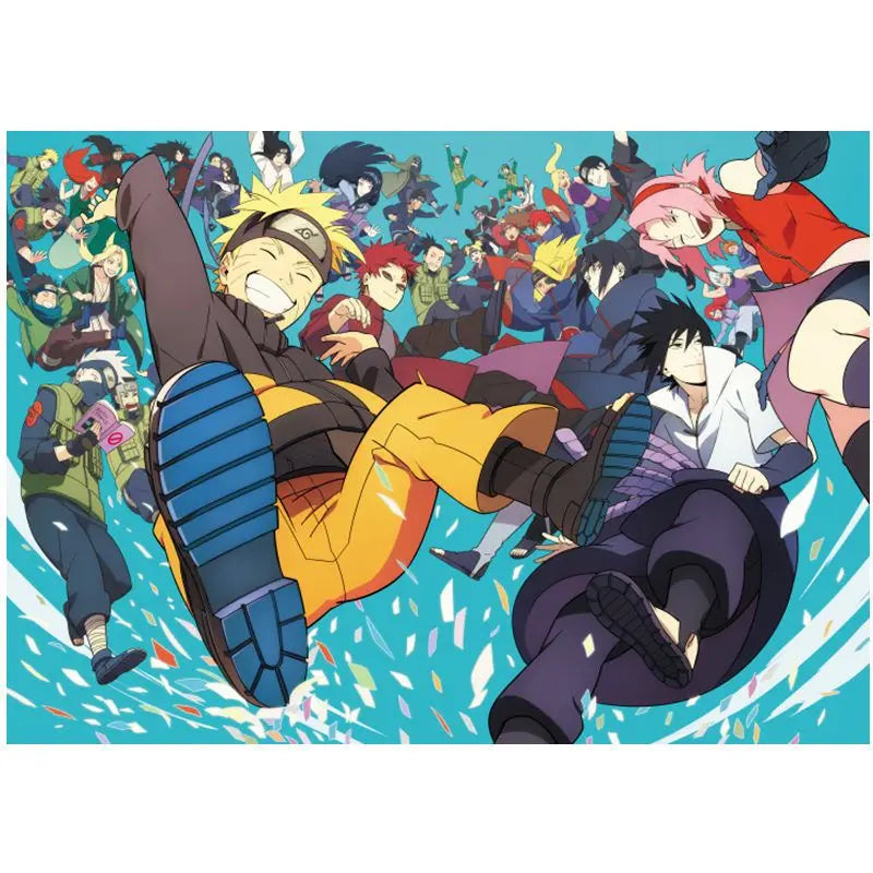 Naruto 3D Stereoscopic Wall Sticker Personality Naruto Student Dormitory Poster Wallpaper Self Adhesive Interior Decoration