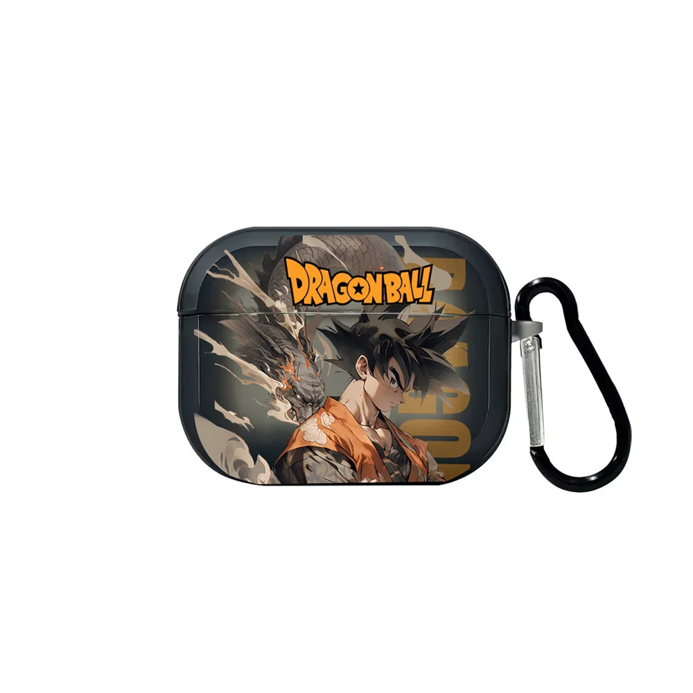 Anime Dragon Ball Goku Vegeta Earphone Case for Airpods 2nd 3rd Pro2 4th 2024 Wireless Bluetooth Headset Protective Cover