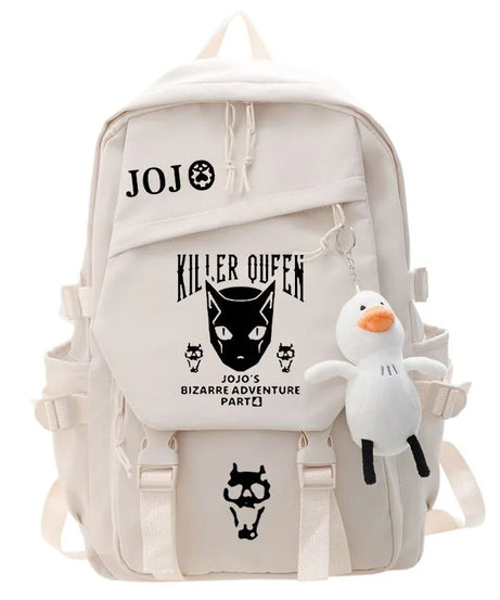 JoJo's Bizarre Adventure Anime Backpack Student School Bag Bookbag Laptop Travel Rucksack Outdoor Boy Girl Gifts