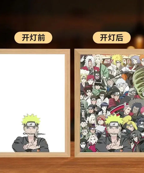 Naruto LED Night Light – Kakashi, Sasuke & Madara Anime Bedroom Lamp Gift