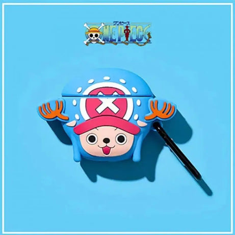 One Piece Anime Tony Tony Chopper Wireless Bluetooth Earphone Case Silica Gel Case Suitable for Airpods 1/2