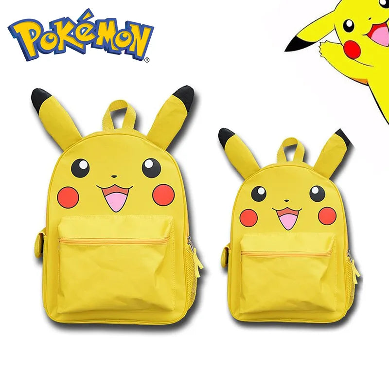 Pokemon Backpack Pikachu Kid School bag Cartoon Kawaii School Bags Large Capacity Travel Bag for Boys Girls Kindergarten Backpack