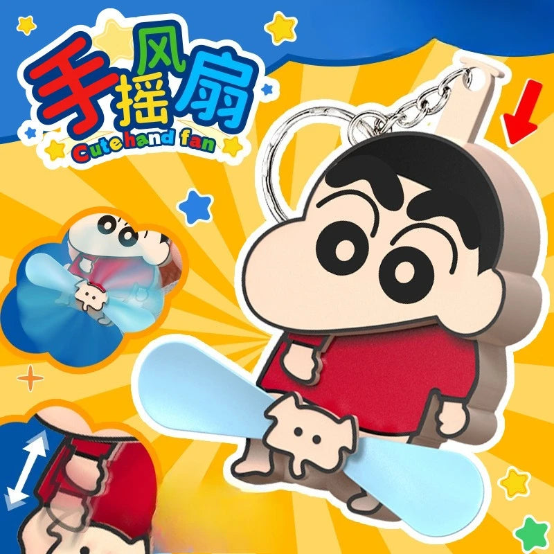 Crayon Shin-chan Mini Handheld Fan — Foldable Keychain 2