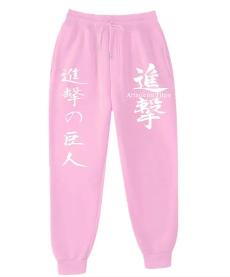 Attack on Titan Fashion Printed Comfortable Running Pants Trendy Versatile Sports Pants Men's Spring and Autumn Trousers S-3XL